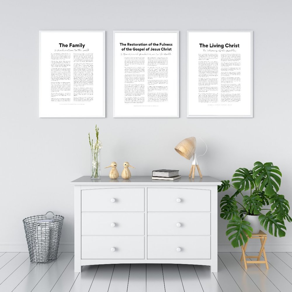 LDS Proclamation Prints - Bundle of 3 - 11x14